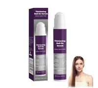 Hair Ampoule Serum, Hair Thickening Roll on Serum, Refreshing Leave-In Scalp For Nourishing Hydrating, For Naturally Thicker & Fuller Looking Hair