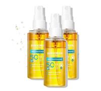 Hair and Scalp Sun Protection Spray SPF50, Scalp Sun Protection Spray Non-Greasy Waterproof Anti-Fade Moisturizing, for UV Protector & Hair Dryness (3)