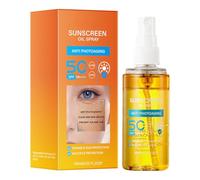 Hair and Scalp Sun Protection Spray SPF50, Scalp Sun Protection Spray Non-Greasy Waterproof Anti-Fade Moisturizing, for UV Protector & Hair Dryness (1)