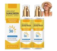 Hair and Scalp Sunscreen Spray SPF 30, Sunscreen Scalp and Hair Mist,Protector Spray, Prevents Color Fade & Dryness, Non-Greasy & Lightweight (2)