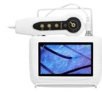 Hair and Skin Analyzer, 7 Inch HD Screen Scalp Analysis Machine with 50x & 200x Magnification, Portable Facial Detector for Moisture Oil Texture Level Observation for Salon Personal Use