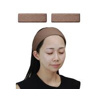 Hair Band, Cotton, Pile Headband, Set of 2 in Same Color, Toweling Fabric, Facial Cleaning, Makeup, Soft, Seamless, Circular Knitting, Fluffy, Absorbent, 100% Cotton, Women's, Dull Color, Made in
