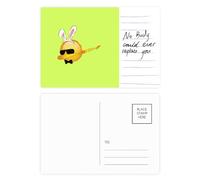 Hair Band Glasses Tie Body Postcard Card Important Person Anniversary