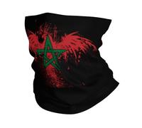 Hair Band Morocco Moroccans Eagle Flag Stylish Pañuelo De Cabeza Uv Protection Bufanda For Sports Tennis Outdoor