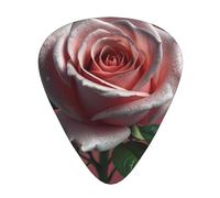 hair band printed guitar picks, 12-piece set with thin, medium, and thick styles, comes with a storage case