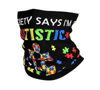 Hair Band Society Say I'M Autistic God Says I'M Perfect5 Running Washable Headband Hunting Anitdust Neck Scarf
