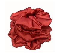 Hair Bands 3PCS Silk Solid Color Hair Ties Scrunchies Women Big Hairbands Accessories(Color19)