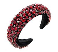 hair bands for women BKSYOFU Baroque Encrusted Full of Diamonds Handmade High Skull Top Party Party Pressed Hair Jewelry