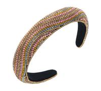hair bands for women BKSYOFU Hair Bands Baroque Diamond Encrusted Chain Hair Accessories High Cranial Top Jewelry