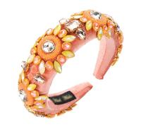 hair bands for women BKSYOFU Personalized Heavy Duty Diamond Encrusted Crystal Hair Accessories Baroque Vintage Hair Bands