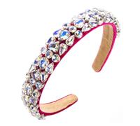 hair bands for women BKSYOFU Vintage Heavy Duty Baroque Hair Bands for Women Full of Diamonds Hair Accessories