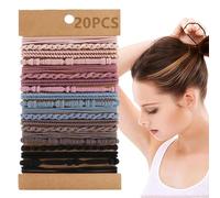 Hair Bands - Retro Boho Elastics Bracelets | Cute Hair Pony Tail Holders | for Girls Running Work Doing Chores Travel Biking Hiking Daily Cooking Dating