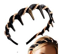 Hair Bands | Trendy Hair Head Bands High Cranium for Girls,Vintage Hairband with Teeth Hoop for Daily Gym Sports Wedding Running Dating School Work Party Travel Birthday