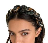 Hair bands with teeth, non-slip headband with gripping teeth, wide yarn-wrapped headband for girls, for make-up, day, home, travel, event, commuting, party
