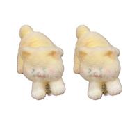 Hair Barrettes, 2PCS Lovable Flocking Cats Design with Secure Grip for Women & Girls Daily Outfits NonSlip Spring Hair Clip