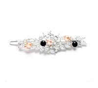 Hair Barrettes Pearl Clip Side Clip Hairpin Hair Temperament Simple Hair Clip for Wedding Party Prom