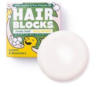 Hair Blocks - Solid Shampoo Bar (85g) for all hair types: Lemon & Rosemary Solid Shampoo Bar | Soap Free, Plastic Free | Plant Based | Natural | Conditioning