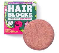 Hair Blocks - Solid Shampoo Bar (85g) for all hair types: Mint & Grapefruit Solid Shampoo Bar | Soap Free, Plastic Free | Plant Based | Natural | Conditioning