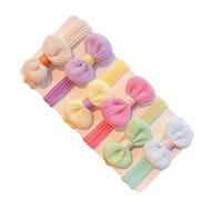 Hair Bobbles for , Hair Bobbles for Babies, 6 x Hair Bands with Flower Bow, Hair Accessories for Little Girls, Hair Bobbles for Babies, Ponytail Holder for Thick or Thin Hairstyles