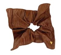 Hair Bools for Girls - Hair for Women | Hair Bands for Women | PU Leather Heart-Shaped Big Crazies | Ponytail Holder Large Scunchies Hair Accessories for Women and Girls