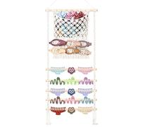 Hair Bow Holder Macrame Wall Mounted Hairpin Hanger