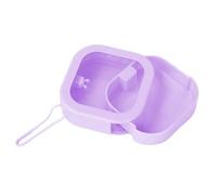 Hair Bow Organizer: Hair Clip Organizer, Portable Accessory Storage, Compartment Design, Solid Build Quality, Lid, Purple, Consulte la descripción, See description