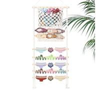 Hair Bow Organizer Macrame Wall Mounted Hairpin Hanger
