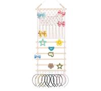 Hair Bow Organizer Scrunchie Tie Holder Boho Macrame Home Decor