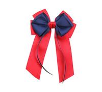 Hair Bows Clip Ribbon Ponytail Holder Styling Accessories Slides Metal Clip Ornament For Women Girls Daily Wear Fabric Hair Bows For Girls