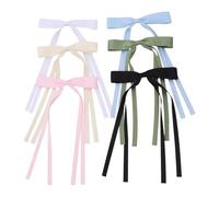 Hair Bows for Girls, Hair Clips with Bow, Pack of 6 Bow Hair Clips, Hair Bands, Girls Hair Bows, Hair Bands for Buns, Ponytails, Braids, Wedding, , Festival, Everyday Dress
