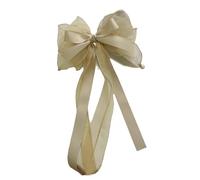 Hair Bows Made of Ribbons, Hair Bows Clip Soft Bow, Large Hair Pins with Bow for Girls, French Ribbon Hair Pins for Dating, Women and Girls