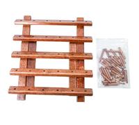 Hair Braiding - Hair Extension Holder Rack | Thread Spool Organizer | 30 Running Wood Sewing Thread Holder | Large Capacity Foldable Organizer
