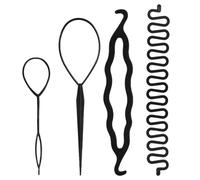 Hair Braiding Tool - 4 Pieces Hair Braiding Tool for Black Hair
