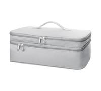 Hair Brush Bags for Travel - Double-Layer Travel Case for, 1 Piece Heat-Resistant Storage Pouch for Hot Air Brushes, Padded Organisers for Curling Irons, Wands and Beauty Accessories