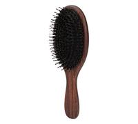 Hair Brush Balancing Hair Lipids Elastic Oval Shape Sandalwood Paddle Hairbrush Detangling Brush for Styling