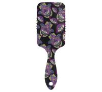 Hair Brush Boho Purple Evil Eyes Black Paddle Brush Wet And Dry Hairbrush Wetbrush for Curly Hair Detangling and Adding Shine