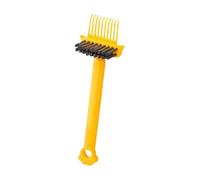 Hair Brush Cleaner, Comb Cleaner Tool, Grooming Hair Brush Cleaner, With Thorough And Effective Cleaning, Easy To Use And Portable, 18.5x6cm, Yellow/Gray/Green, For Women Girls Adults