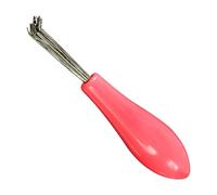 Hair Brush Cleaner, Small Cleaning Device for Brushes, Compact Wire Comb with Handle for Dust Removal, Hairdressing Accessories, Home Salon Styling