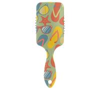 Hair Brush Colorful Seastars Sunglasses Beach Green Anti-static Brushes Wet And Dry Hairbrush Wetbrush for Thick Hair Improve Hair Texture
