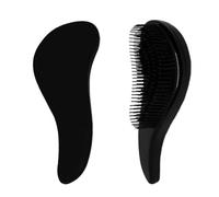 Hair Brush,Detangling Wet Dry Hair Comb for Long Thick Thin Straight Curly Hair, Naturals Tangle Brush Suit for Women,Men and kids(Black)