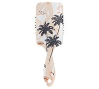 Hair Brush Flamingo Palm Tree Paddle Brush Wire Hair Brush Travel Soft Hair Brush Comb for Fine Hair for Girl Women