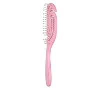 Hair Brush for Curly Hair, Portable Hair Straightening Tool with Spiral Bristles and Openwork Structure - Anti-Breakage Brush for Girls, Women at Home in Salon during Festivals