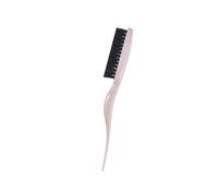 Hair Brush for Women Teasing Brush with Nylon Bristles for Back Brushing, Combing and Creating Volumes & Slick Backs Teasing Comb with Rattail Pick