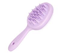 Hair Brush - Head Scrubber for Scalp, Wet and Dry Head Scrub with Double Function, Deep Cleanse Apparatus, Lightweight & Gentle Silicone Bristles, Stimulating Circulation for Self Care