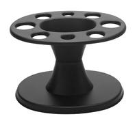 Hair Brush Holder 8.4x5.6 Inch 8 Slot Round Hair Brush Holder Organizer Smooth & Sturdy Stable Comb Organizer for Dresser