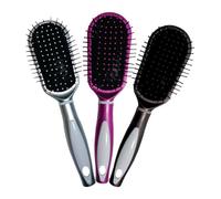 Hair Brush Smoothing Paddle Hair Brush Lightweight Professional Thick Hair Brush for Women Men Reusable Long Thick Curly Hair Plastic Hair Brush Reducing Hair Breakage and Frizz (1Pc)