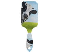Hair Brush Summer Animal Cow Pattern Plastic Anti Static Air Cushion Comb Soft Nylon Pins Massage Detangling for Women Ladies Girls