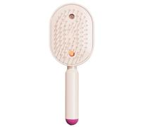Hair Brush - Vibration Wet Misting, 3.07x2.4in Brushing Tool, Smooth Hair Care Red Light Enhancement with Electric Air Cushion Function, Hairbrush Mister Kit, Styling Grooming Detangling
