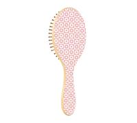 Hair Brush Wood Buffalo Plaid Tartan Check Scotland Geometric Floral Paddle Brush Fine Hair Wooden Brush Hair Massage Brush