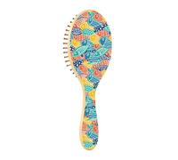 Hair brush wood fur Hawaiian fish coast wood paddle brush hair brush